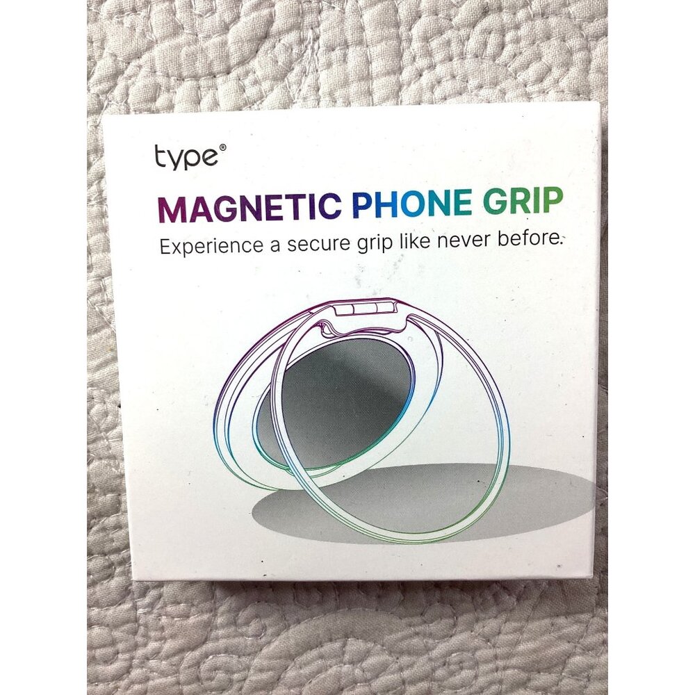 Type Magnetic Phone Grip - Secure Aluminum Kickstand*Metal Ring*Bumble Bee*NWB